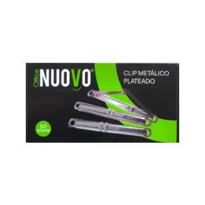 ACCOCLIP METÁLICOS COLOR PLATEADO