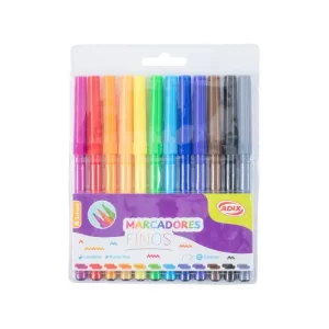 MARCADORES DE COLORES PUNTA FINA