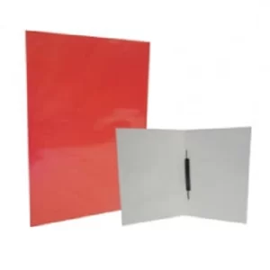 CARPETA OFICIO PLASTIFICADA CON PRENSA (TIPO GUSANO)